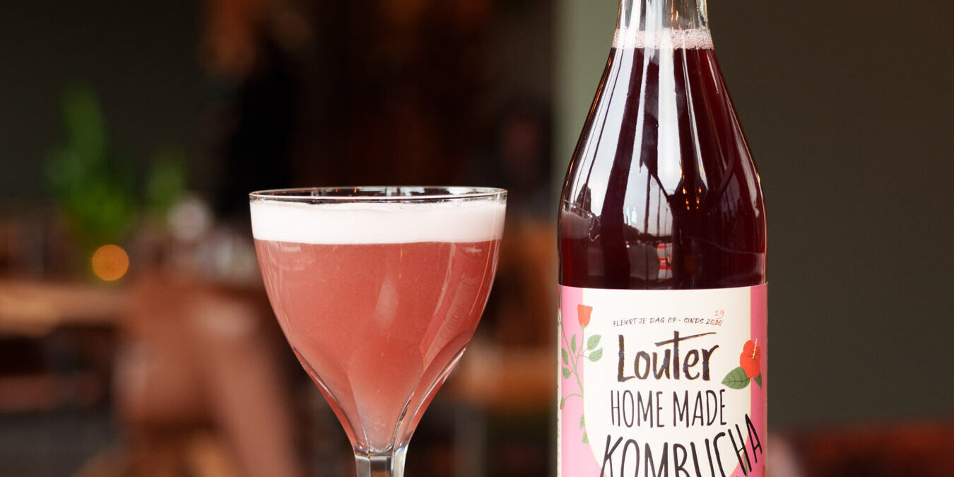 Rose Hibiscus Sour Mocktail